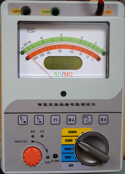智能双显绝缘电阻测试仪 智能双显绝缘电阻测试仪